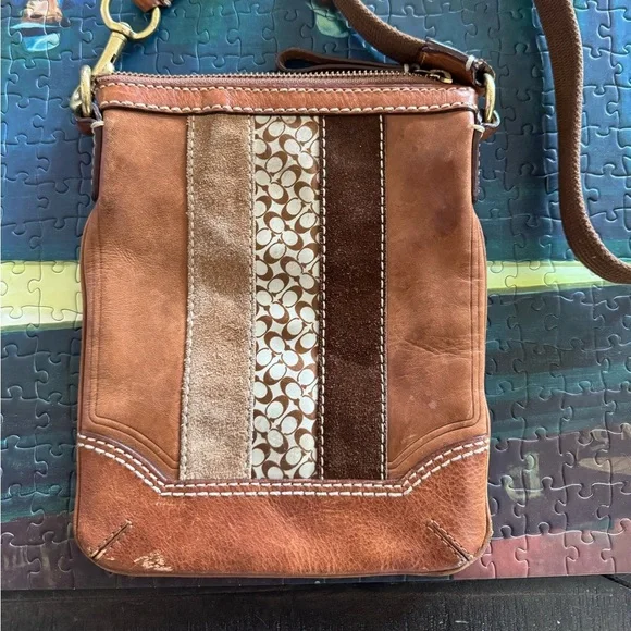Coach Brown Crossbody - Picture 2 of 9